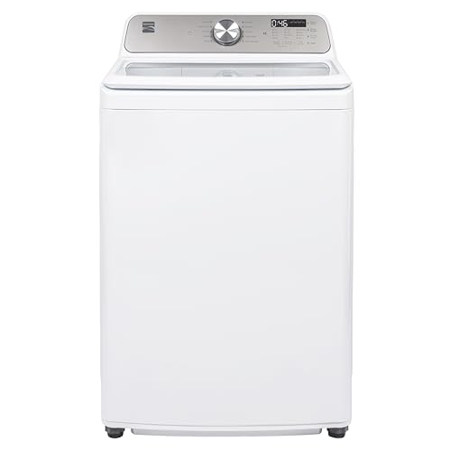 Kenmore 4.1 cu. ft. Top Load Washer with Triple Action Agitator for Tough Dirt & Stains - Reduce Laundry Time with Accela and Express Wash - LED - White