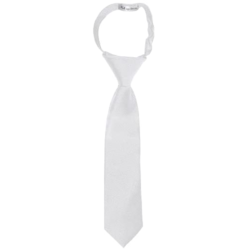 LUTHER PIKE SEATTLE Boys Tie - Adjustable Zipper Ties for Kids