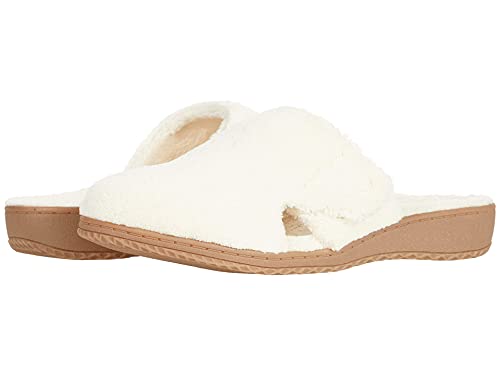 David Tate Womens Cuddle French Terry Closed Toe Slide Slippers