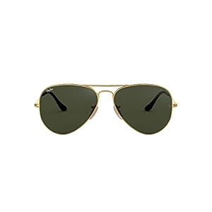Ray-Ban – Lunettes de Soleil – RB3025 Aviator Metal Aviator 58 mm, Or/Gris gradient, 58 mm