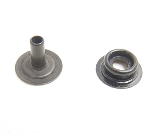 Snap Stud & Post, Military Black, Post Has 3/8" Extended Length Post (10)2