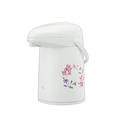 Zojirushi AB-RC22-FW Zojirushi Glass Air Pot Wreath Flower 2.2L