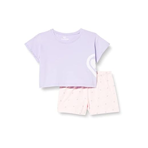 Freegun EF.FGGAN.PSH.MZ Ensemble de Pijama, Lilas/Rose, 12 Fille