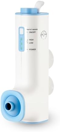 KokoSelene Rechargeable Bath Jets for Tub, Portable Jet Spa for Bathtub, Creates Soothing Bubbles and Massage for Relaxing Daily Use at Home (White-Blue)