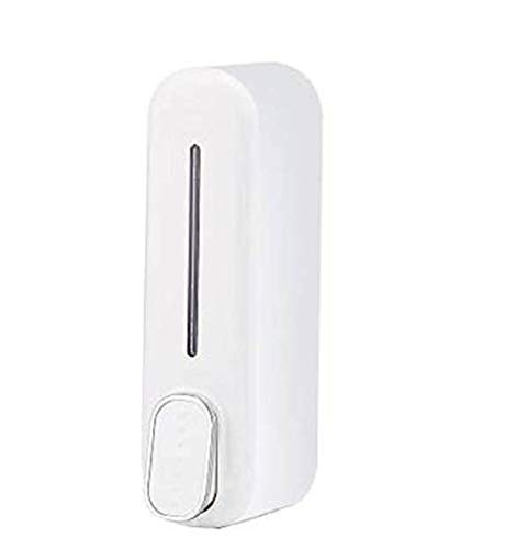 Multi Purpose Classic Durafit Robust Rust Free Home Bathroom Wall Mounted Abs Plastic Key Lockable Soap / Shampoo / Conditioner / Lotion Gel Dispenser (350 ml) (White)