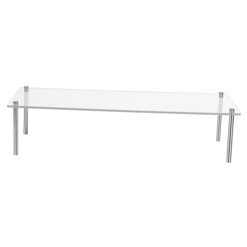 BESTYASH Clear Acrylic Cupcake Display Stand: Dessert Holder Riser for Wedding Birthday Party - Multi-use Display Stand with Smooth Edges