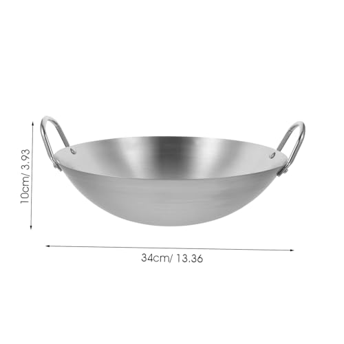 Wok VALICLUD de acero inoxidable con doble mango miniatura 2