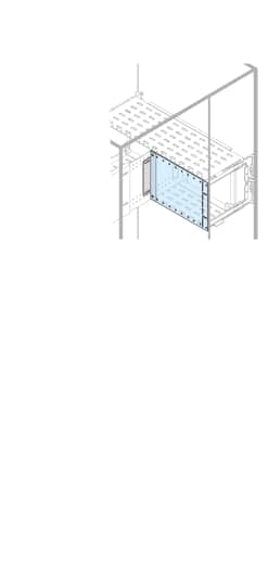 Panneau lexan abb-entrelec 500x600 mm pour sécuriser les compteurs