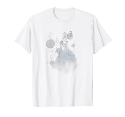 T-shirt Cendrillon Disney fini les imprimés rigides avec ce coton fluide