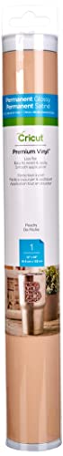 Image of Cricut, Peachy Premium Permanent Vinyl, 12 inch x 48 inch