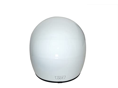 Crg Full Face Motorcycle Street Bike Fiberglass Helmet Dot Certified Atv-6- Parent White Size Large #TOP5