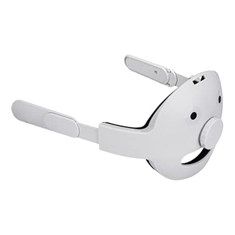 lmoikesz Ergonomic VR Headset Headband Adjustable Head Strap Virtual Reality Accessories Replacement for Quest 2 Cover