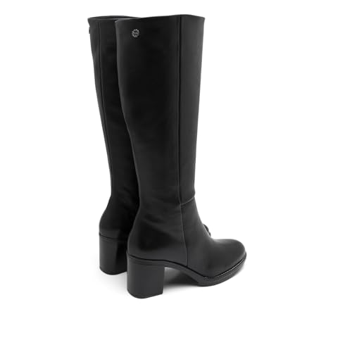 Porronet 4782po Negra 39 nu-pieds cuir noir confort été femme - 4