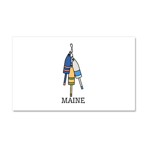 CafePress Maine Buoys Car Magnet 20 X 12 Car Magnet, 20