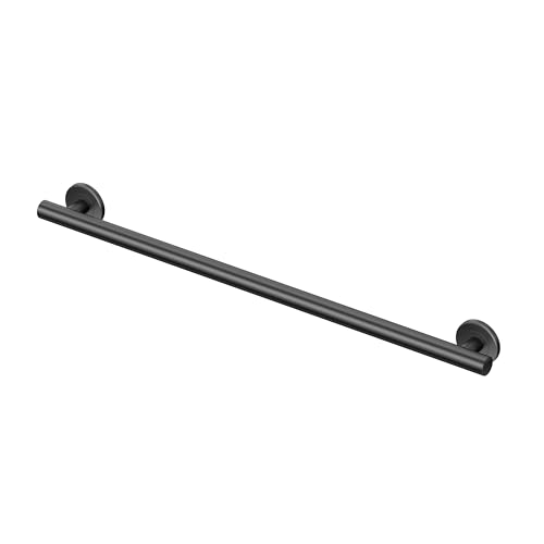 Image of Gatco 856AMX Latitude II, Grab Bar, 30 Inch, Matte Black /ADA Compliant Wall Mount Stainless Steel 30 inch Safety Grab Bar for Bathroom