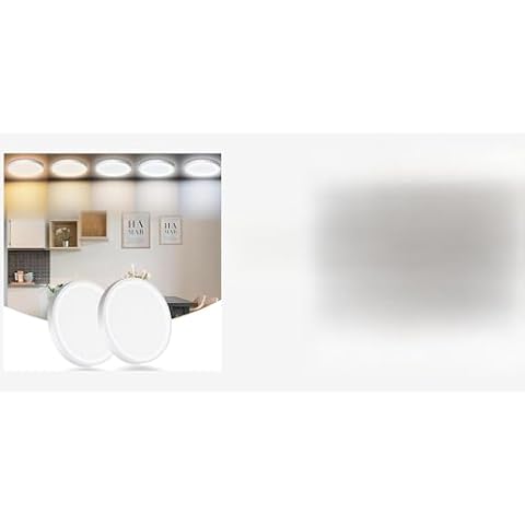 IBESTWIN 12W 7 Inch Round 5CCT LED Ceiling Light 2 Packs & 24W 12 Inch Round 5CCT LED Ceiling Light Bundle Cover