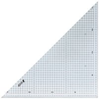 三角定規 アクリル製 30cm 方眼目盛付 2枚組 77062