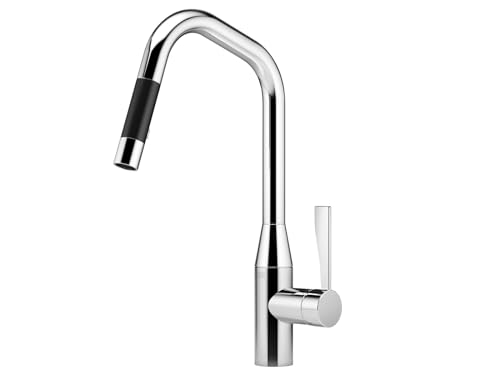 Dornbracht Cuisine - Sync robinet dévier, Pull-Down avec fonction douche, orientable, saillie 240mm, 33875895-00, Couleur: chrome