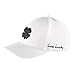 Black Clover Unisex Premium Clover 1 White/Black Fitted Golf Hat, Large/X-Large