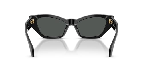 Versace Woman Sunglasses Havana Tortoise Frame, Dark Grey Lenses, 53MM4