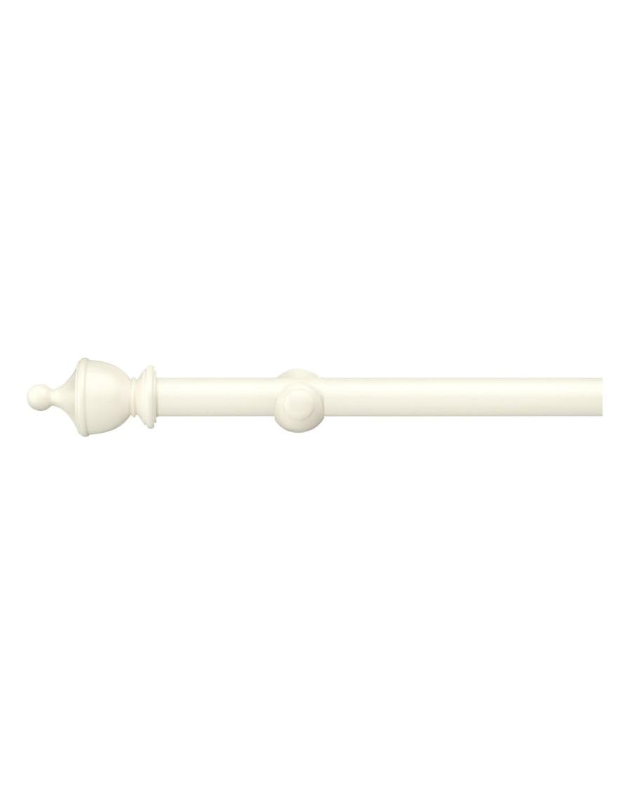 Abc Decor Pannacotta 28Mm Romantica Eyelet Urn Finial Wood Pole, 300Cm