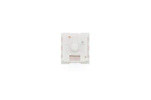 NovelKeys x Kailh Sherbet Switch 3pin 2pin RGB SMD Clickbar Orange 45g Force mx stem Switch for Backlit Mechanical Keyboard 50m (X70 PCS, Kailh Sherbet Switch)
