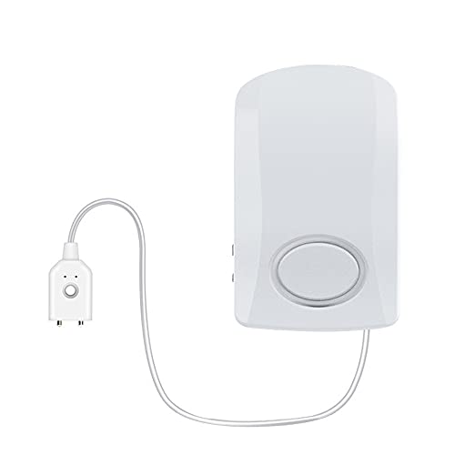 eMylo Alarma de sensor de agua de 130 dB, detector de fugas de agua, alertas de fugas de inundación por desbordamiento, monitor remoto de agua, para seguridad en el hogar, sótano (Alarma de agua)