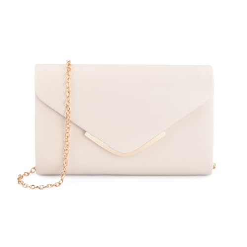 Ziyonix Bolso Fiesta Mujer, Elegante Clutch Carteras de Mano Bolso Bandolera Mujer Bolsos de Fiesta Tipo Sobre de Piel con Cadena Desmontable para Fiesta Boda Ceremonia Ziyonix Bolso Fiesta Mujer, Elegante Clutch Carteras de Mano Bolso Bandolera Mujer Bolsos de Fiesta Tipo Sobre de Piel con Cadena Desmontable para Fiesta Boda Ceremonia