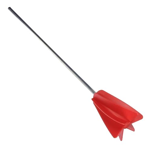 Edward Tools 5 Gallon Paint Mixer Drill Attachment - Quick Mix No Splash - Heavy Duty Plastic Mixer Head with Metal Hex Shaft for Standard 3/8” Drills - Resin Mixer,Epoxy Mixer in 5 Gallon Bucket