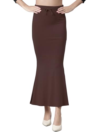 Image of Toochki Stretchable Saree Shapewear Petticoat for Women, Cotton Blended,Petticoat,Skirts for Women,Shape Wear Dress for Sarees