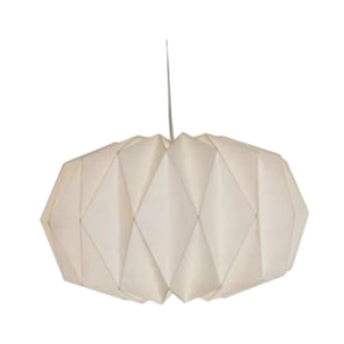B Baosity Pantalla de Lámpara de Papel para Decoración con Estructura Plegable Y Fácil Montaje Apropiada para Salón Cocina Bar Hotel, D, Individual