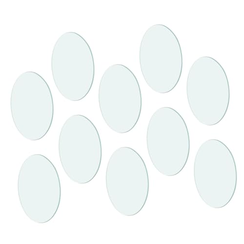 CHILDWEET 10pcs Glassware Safety Seal The Experiment Lab Equipment Experiments Data Flask Laboratory Watch Glasses Watch Glasses for Laboratory Chemistry Watch Glass Round Watch Glasses