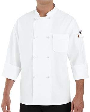 Chef Designs Men's Original Eight Knot Button Chef Coat