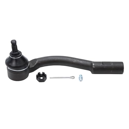 Image of Detroit Axle - Front 4pc Steering Knuckles Kit for 06-11 Hyundai Accent, 2 Steering Knuckles & Wheel Bearing Hubs 2 Outer Tie Rods 2006 2007 2008 2009 2010 2011 Replacement