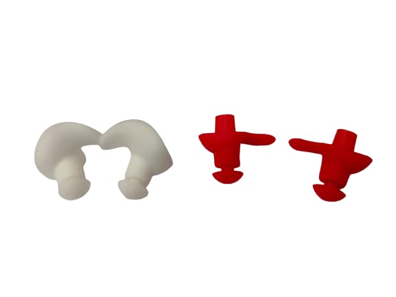 Silicone Ear Plugs, For Swimming, Waterproof Reusable Silicone Ear Plugs for Swimming Kids and Adults for Swimming, Snorkeling, Showering, Surfing and Bathing(2 Pair)-image-21