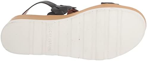 Lucky Brand womens Vellenora Wedge Sandal Platform, Black, 5.5 US | Image 3