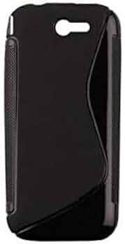 PrimeLike Shockproof Silicon Matte TPU Flexible Back Cover Case for Samsung Metro 313 / SM-B313E (Black)