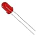 Pack of 10 L-53ID LED Uni-Color Hi-Eff. Red 627nm 2-Pin T-1 3/4 Radial