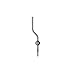 Hu-Friedy OSTMPU27A Interchangeable Osteotome Concave Tip Pusher, Angled, 2.7 mm