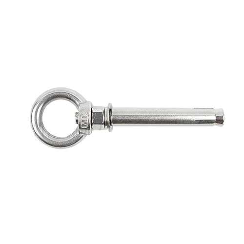 Tornillo de expansión M8 con argolla juego de 5 anclajes metálicos para fijación de cables 5