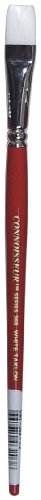 Connoisseur White Taklon All Media, 1/2-Inch Square