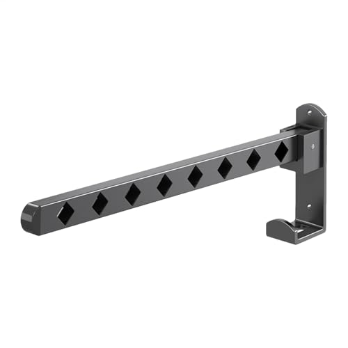 Soporte de pared para secado de ropa sucia, perchero de ropa, perchas de secado de pared, perchas plegables para secar ropa, estante de secado montado en la pared para balcón, baño
