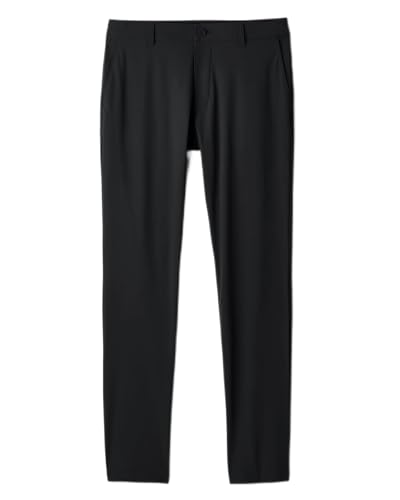 Rhone Resort Mens Casual Pants, Moisture Wicking & UPF 50+, Stretchy Mens Golf Pants, Anti Odor Black W31-33L
