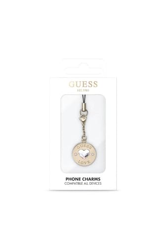 Bijou de telephone pendentif de telephone Guess GUCPMHGLD Bracelet de téléphone en forme de cur avec strass Métal - vue 2