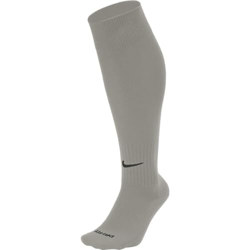 Nike Erwachsene Classic II Cushion Fußballstutzen, Pewter Grey/Black, L/EU 42-46