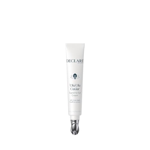 Declaré OluOlu Caviar Supreme Eye Cream 15 ml – Pflegende Augencreme für trockene Haut – Mit Moai Caviar, Safran Extrakt & Hyaluronsäure – Für ein zartes Hautgefühl rund um die Augen