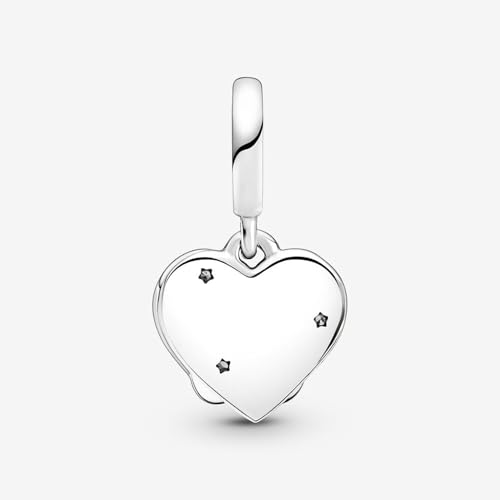 PANDORA Cats & Hearts Dangle Charm - Compatible with PANDORA Moments - Jewelry for Women - Gift for Women - Sterling Silver, Cubic Zirconia & Enamel - With Gift Box4