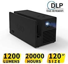 Game Exclusive Projector with 20000 mAh Battery and HDMI/USB/AUX for Nintendo Switch/iPad/Smartphone