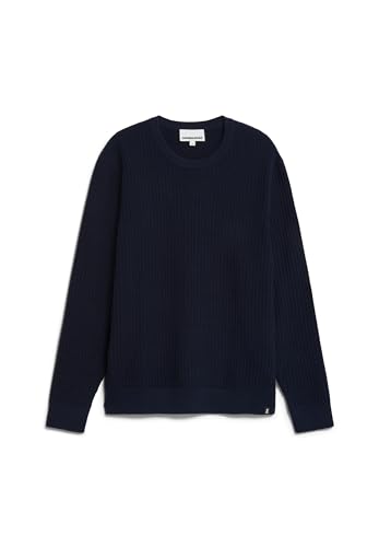 un pull bleu écologique pour homme