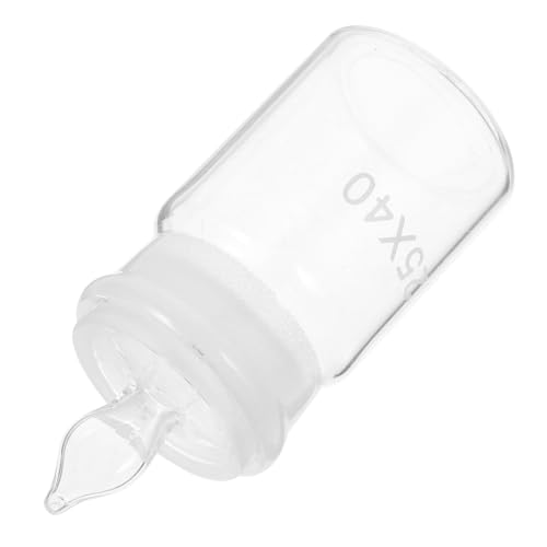 OSOLADY Weighing Dish Weighing Jar Experiment Weighing Bottles Laboratory Weighing Bottles Weighing Bottles for Laboratory Small Bottles for Liquids Laboratory Jars Weighing Holders Glass